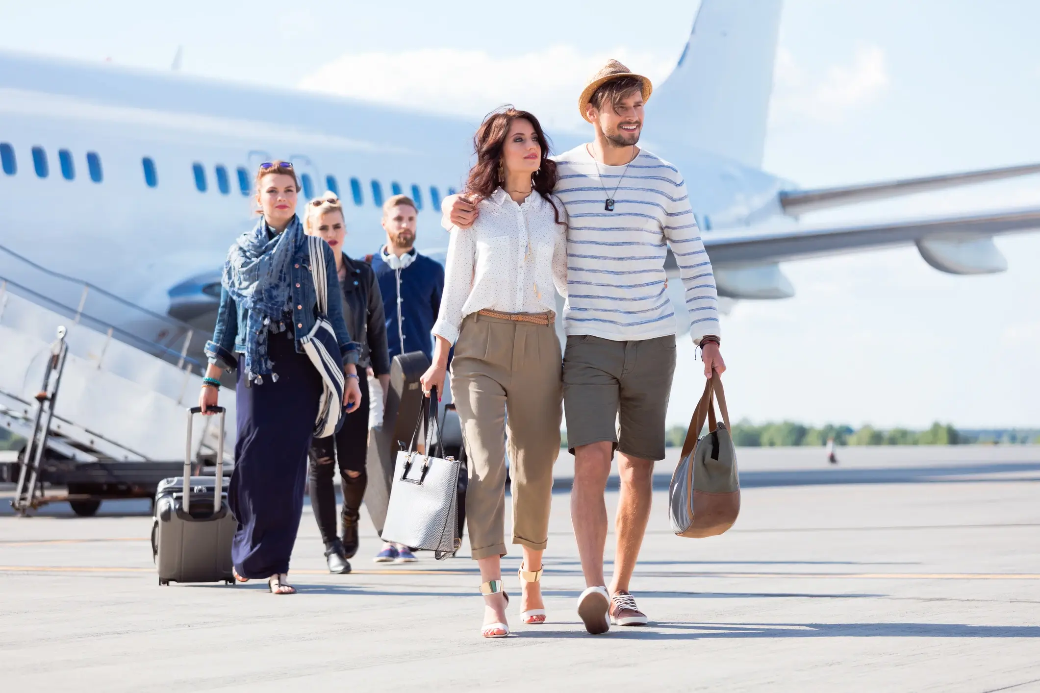 Private airport transfer car background